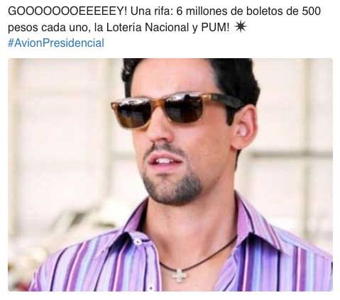 Rifa del avión presidencial hace volar a los memes 2 1 30