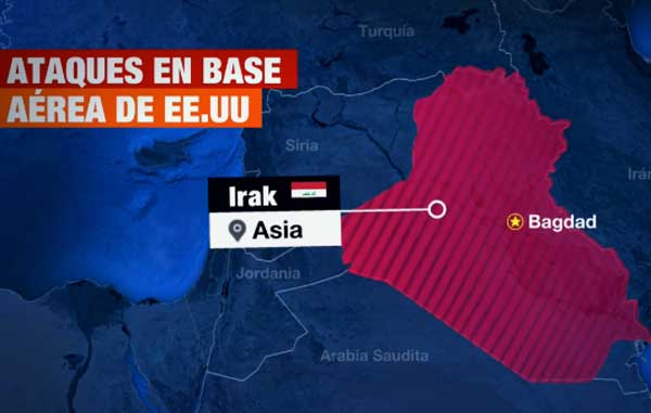 Reportan ataque a bases aéreas de Estados Unidos en Irak (VIDEO) 1 32