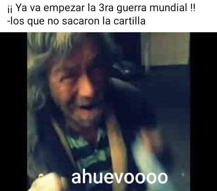 Redes sociales se declaran listas para la Tercera Guerra Mundial 5 81320400 2595094570726038 3592995831097065472 n