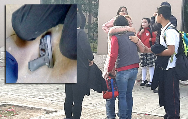 Niño del Colegio Cervantes iba vestido como asesino de Columbine 2 balacera colegio