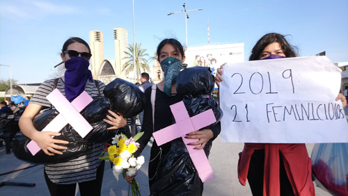 Mujeres exigen justicia en Reynosa; temen acabar embolsadas 2 3 32