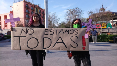 Mujeres exigen justicia en Reynosa; temen acabar embolsadas 5 4 8