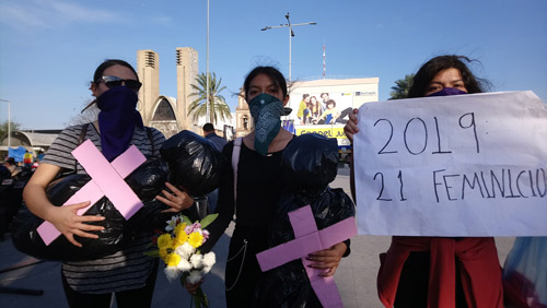 Mujeres exigen justicia en Reynosa; temen acabar embolsadas 6 6 4
