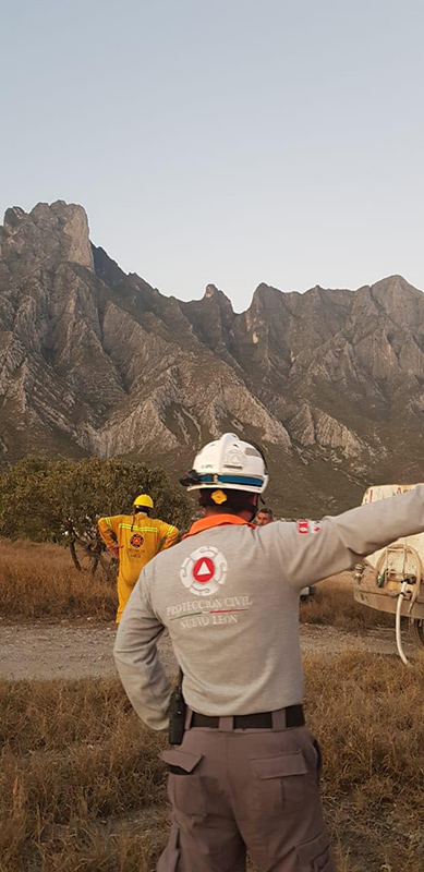 Se desata incendio forestal en García 3 85220861 192170832023332 8116229549273907200 n