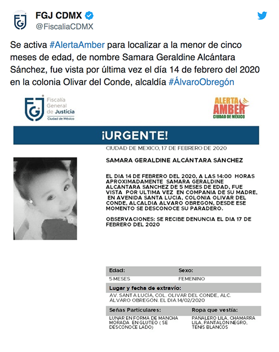 Se disparan casos de niños desaparecidos en la CDMX 3 87155706 215343412983643 1987916292874567680 n