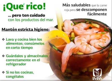 Recomienda IMSS verificar platillos de pescados y mariscos 1 MARISCOS