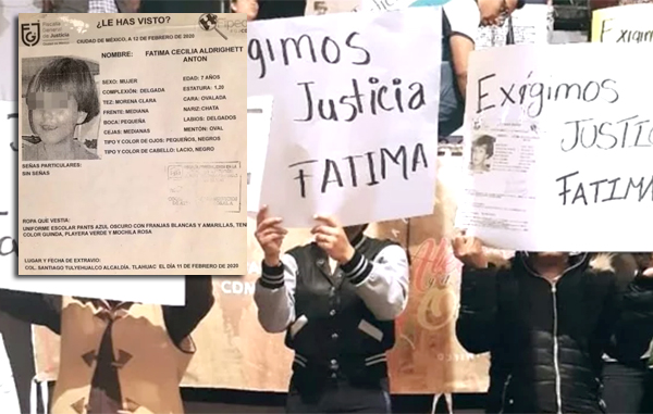 Identifican a Fátima, la niña de 7 años asesinada y torturada 1 fatima