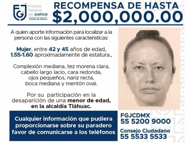Jovana 'N', la mujer que sustrajo a la pequeña Fátima 2 mujer que se llevo a fatima