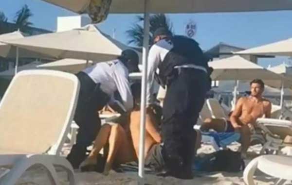 Alcaldesa ofrece disculpa pública a turistas arrestados 2 playa