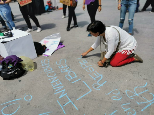 Protestan en Reynosa por violencia y desaparecidas 3 1 23