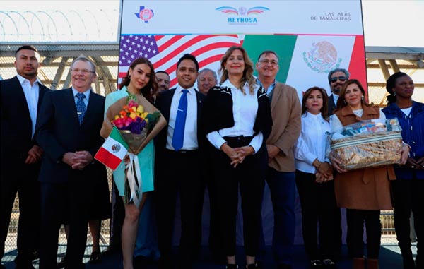Abrazo de la amistad de Reynosa e Hidalgo, más allá de muros y barreras: Maki 2 3 6