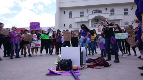 Protestan en Reynosa por violencia y desaparecidas 4 3 7