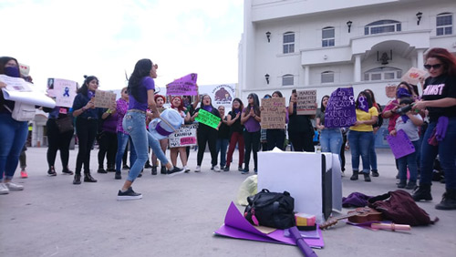Protestan en Reynosa por violencia y desaparecidas 2 5 1