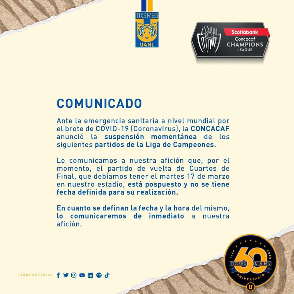 CONCACAF suspende liga por Coronavirus 1 88122015 3005884382797009 2274320569191104512 n