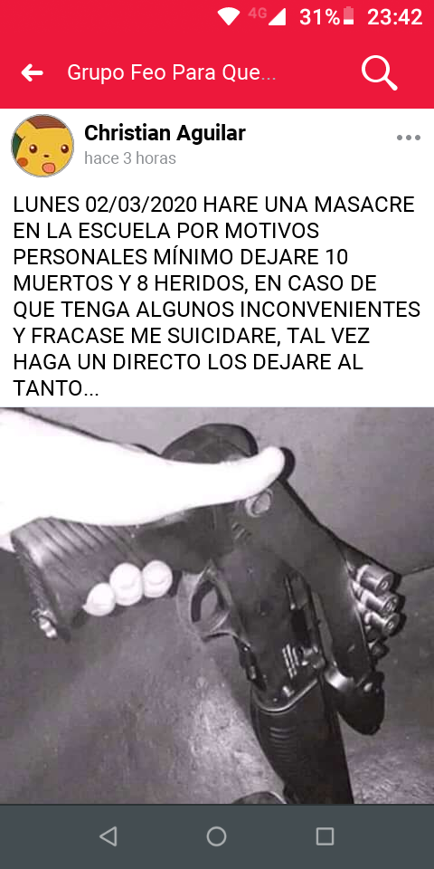 Activan alertas por amenazas… recicladas 4 88212630 2724200354369188 3929242013177741312 n