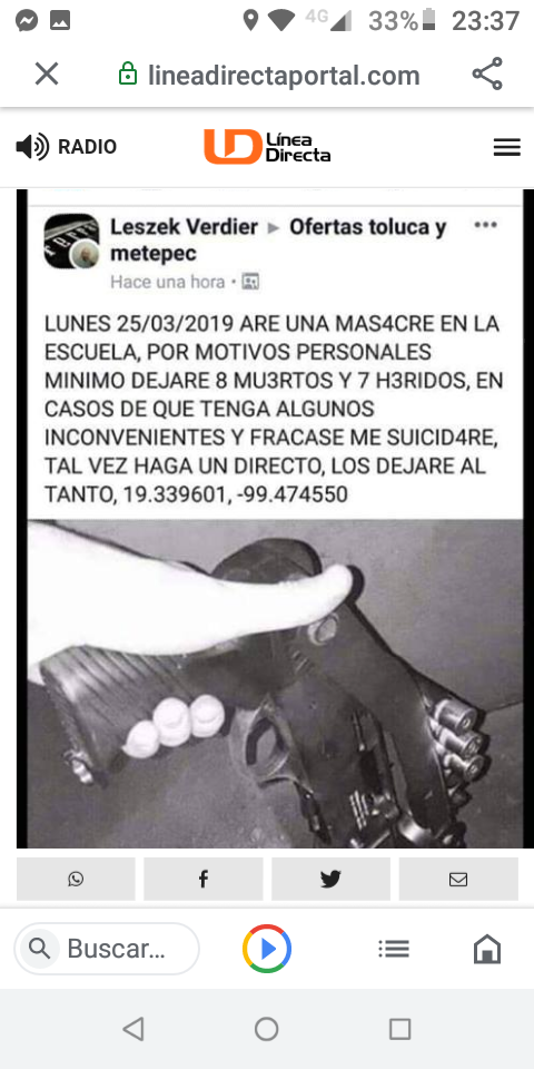 Activan alertas por amenazas… recicladas 5 89110087 446206876107206 298499715970891776 n