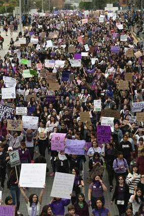 Más de 14 mil mujeres 'toman' las calles de Monterrey 2 MARCHA 2