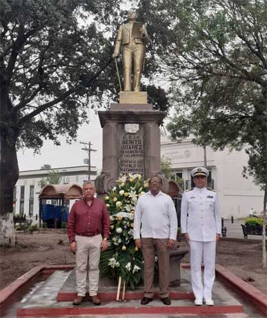 Conmemoran en Matamoros 214 aniversario del natalicio de Juárez 1 MATAMOROS 2 3