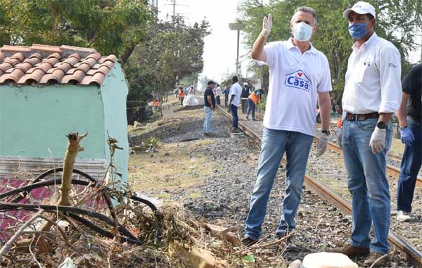En Tampico realizan jornada de limpieza en los derechos de vía de Ferromex 1 TAMPICO 26