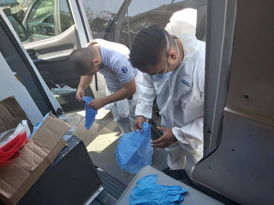 Sospechoso de Covid-19 fue trasladado en una cápsula al hospital (VIDEO) 1 Traslado 2