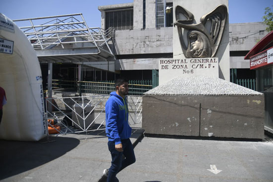 Extreman precauciones en clínica 6 del IMSS 2 2 1