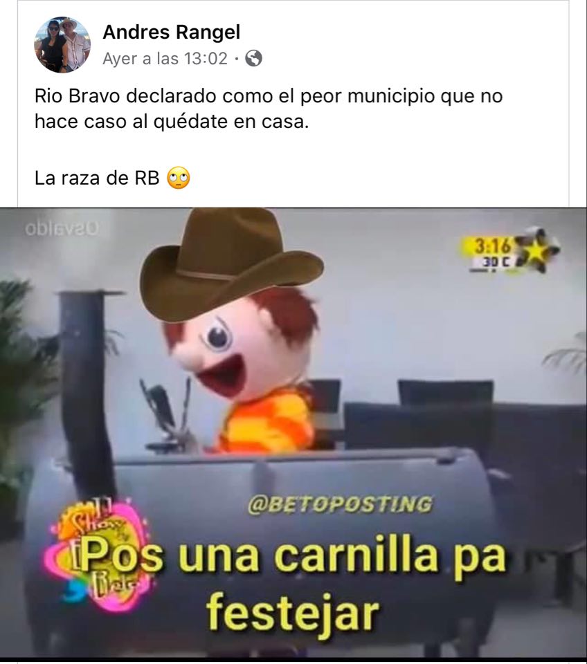 Riobravenses entre los que menos obedecen el ‘Quédate en casa’ 1 93782982 2588999221314726 4059266255369011200 n