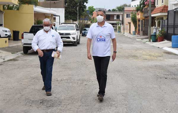 Hay mejoramiento vial en colonias de Tampico: Chucho Nader 1 CHUCHO NADER