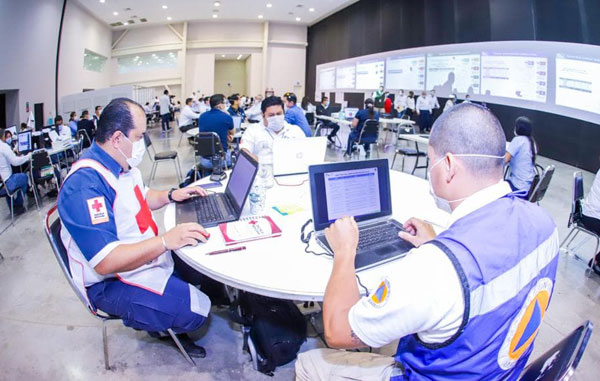 Instalan en Tamaulipas Centro de Mando Covid-19 1 Centro Covid 1