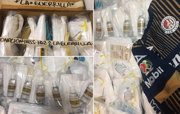 Porra del Atlético de San Luis dona material sanitario a médicos 1 PORRA