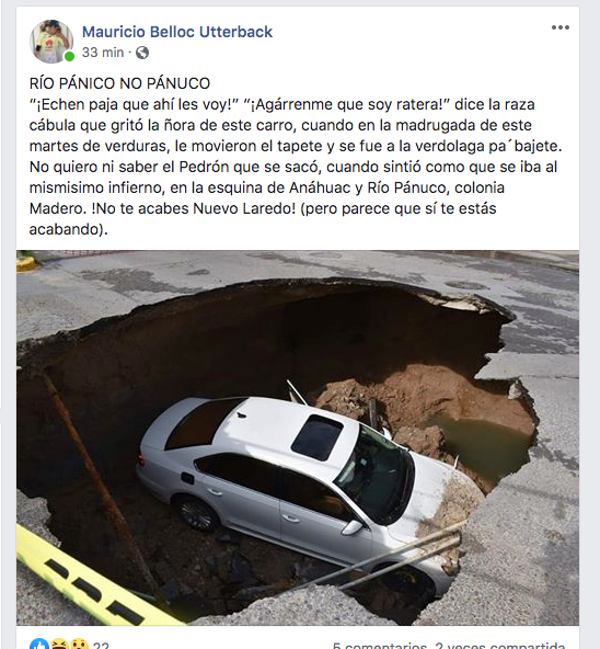 Madre e hijo caen en socavón en Tamaulipas 1 100749542 946717979075711 8895838518056583168 n