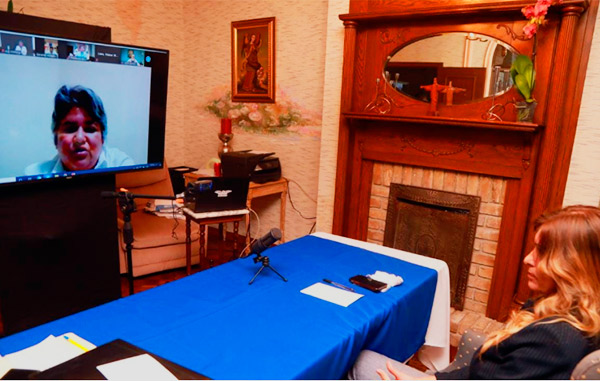 Alcaldesa de Reynosa participa en Videoconferencia de Salud 1 2 14