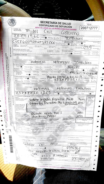 Negligencia en el IMSS; muere de Covid-19 y contagia a su familia 3 95912239 900685953738030 2161139990438871040 n