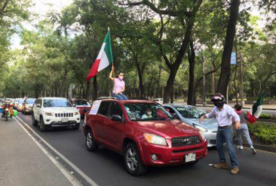 Protestan por políticas de AMLO 2 Caravana 2