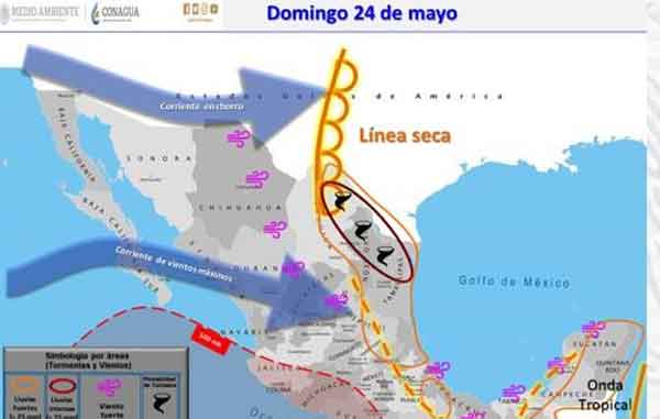 Pronostica PC lluvias para Reynosa de domingo a martes 1 DOMINGO