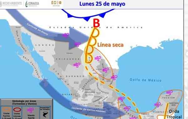 Pronostica PC lluvias para Reynosa de domingo a martes 2 LUNES