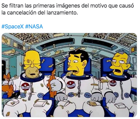 ‘Llueven’ memes tras el aplazamiento del Crew Dragon de SpaceX 4 Meme 7