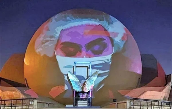 Proyectan en Domo IMAX de Tijuana mensajes de gratitud al personal de salud 1 enf