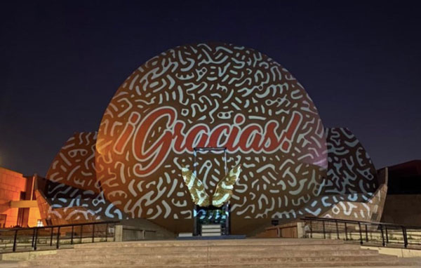 Proyectan en Domo IMAX de Tijuana mensajes de gratitud al personal de salud 2 gra