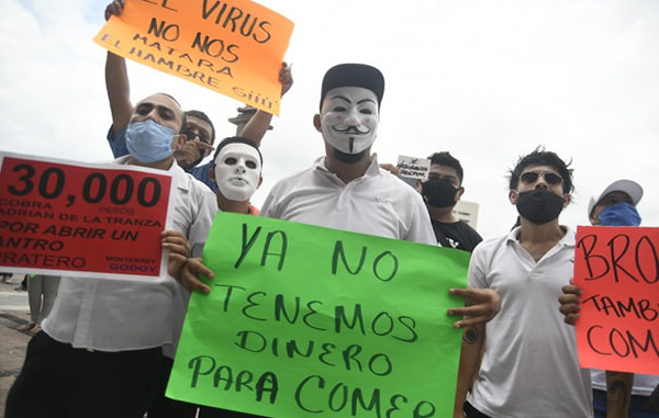 ‘Megaprotesta’ junta a miles de trabajadores afectados por la pandemia 8 100676184 197538054706882 7399042423990517760 n