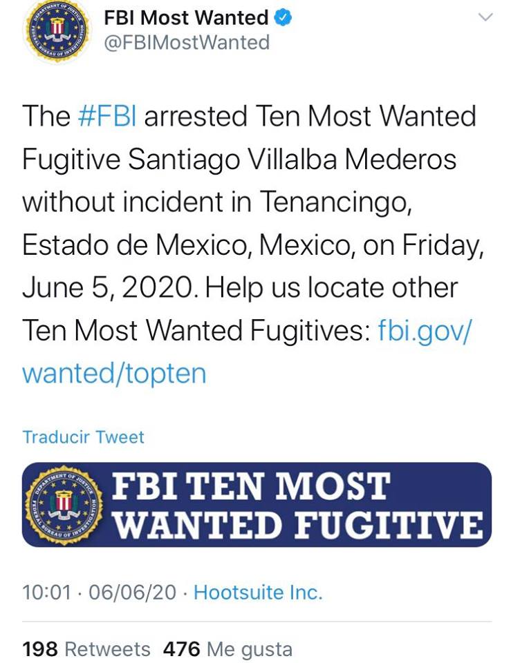 Detienen a uno de los prófugos más buscados por el FBI 1 102693630 638063983718626 8422943730066854223 n