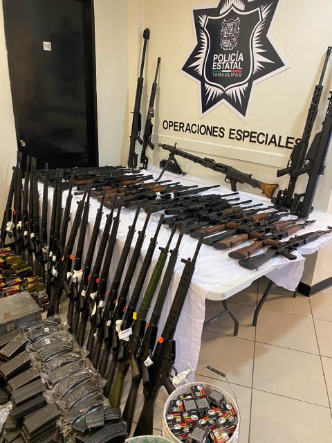 Incautan arsenal en Miguel Alemán 3 103797775 294762891906652 6179625169377691483 n