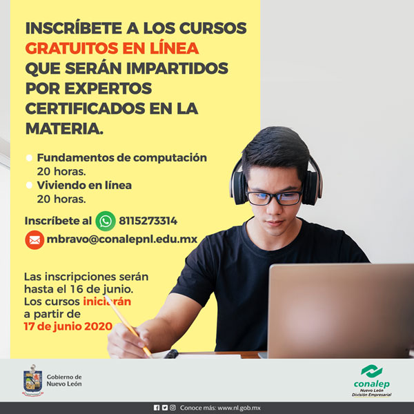 Conalep pone a disposición cursos gratuitos en línea 1 Conalep 2