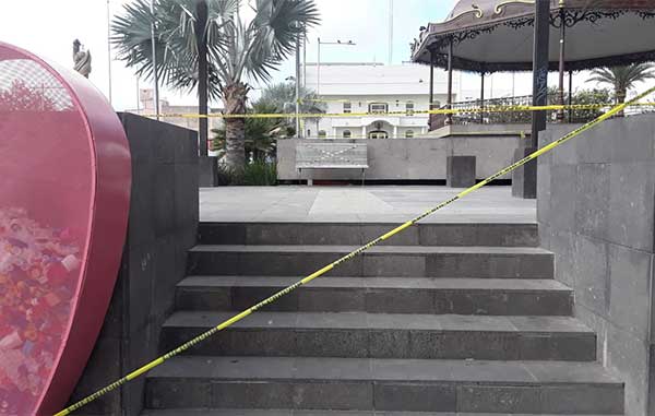 Prohíben en Reynosa uso de plazas públicas por Covid-19 1 PLAZA 2