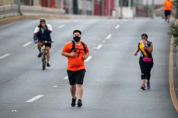 Aprovechan deportistas la Vía Deportiva 3 Via 2
