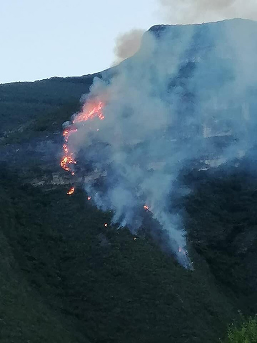 Altas temperaturas complican labores de brigadistas en la Sierra de Gomas 1 106640209 270129084296321 1547162821359334419 n
