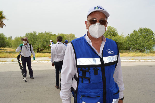 Realizan campaña de sanitización en el Parque Cultural Reynosa 4 5 5