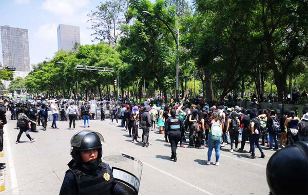 Colectivos feministas protestan a favor del aborto 1 Feministas 2