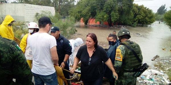 Se desborda laguna La Escondida 1 LaLaguna 1