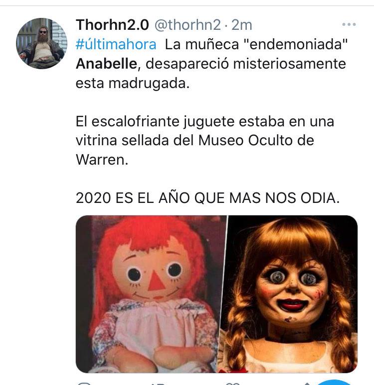 ‘Anabelle’ se escapa del museo Warren y las redes reaccionan 7 117277489 433236214242811 8498870021497427388 n