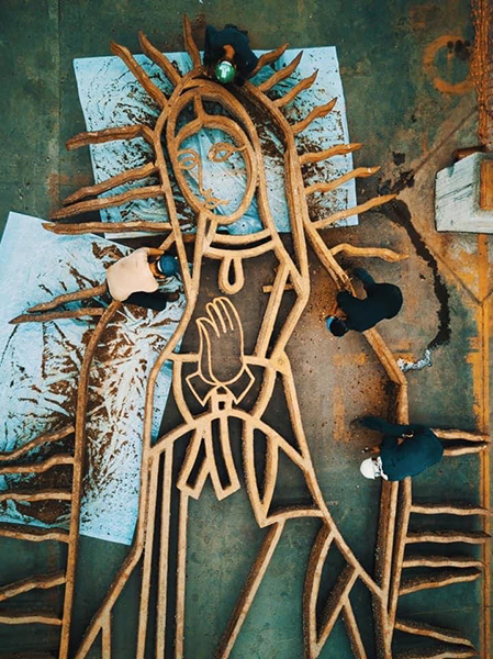Aceros del Toro trabaja en restaurar la Virgen de Guadalupe 2 117771020 589080688444938 4737051793714365759 n